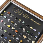 100pcs Natural Crystal Gemstone Collection - Mixed Raw Mineral Specimens Including Quartz, Amethyst, and More for Healing, Display, Decoration, and Gift Giving