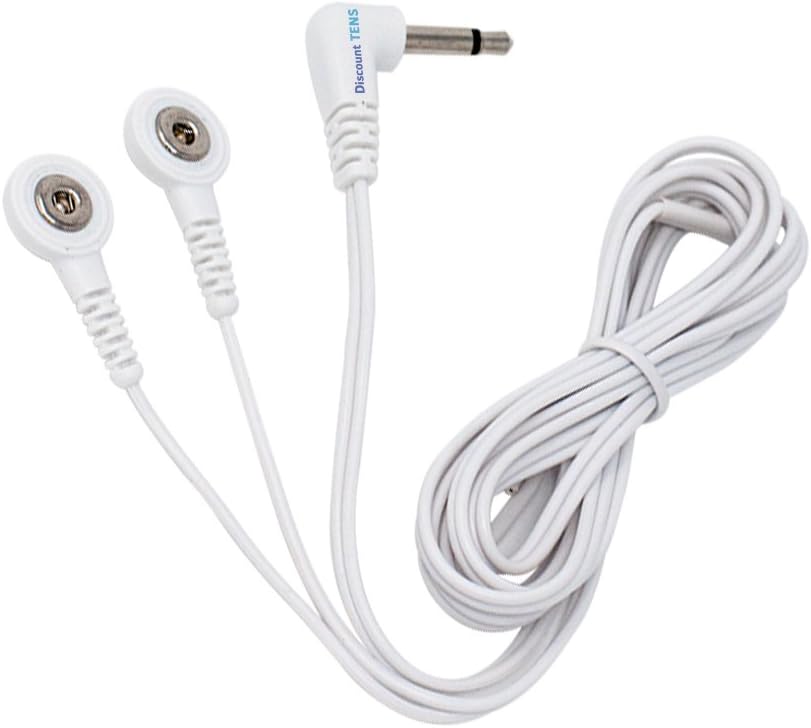 Discount TENS Replacement Lead Wire – Compatible with Omron PM3030 TENS Units Only, Fits Omron Size Snap Connectors, Durable Cable for Omron Pain Relief Devices