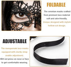 Masquerade Mask for Women Men Couple Venetian Lace Halloween Masks for Costume Mardi Gras Party