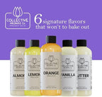 Orange Emulsion for Baking - Natural Flavoring Blend for Cookies, Cakes, Ice Cream, Smoothies, Beverages & More - 16 fl oz Kosher, Pure Orange Emulsion by Collective Aromas Co.