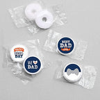Big Dot of Happiness Happy Father's Day - We Love Dad Party Round Candy Sticker Favors - Labels Fit Chocolate Candy (1 sheet of 108)