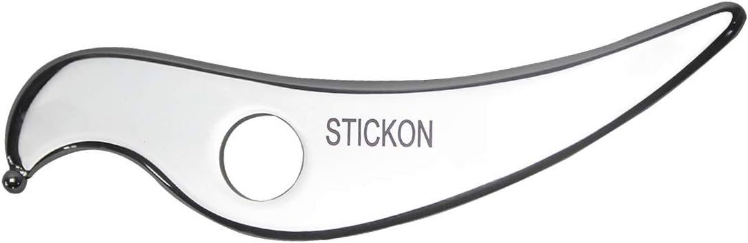Stainless Steel Gua Sha Scraping Massage Tool - STICKON IASTM Tools Great Soft Tissue Mobilization Tool (B1 Shape)