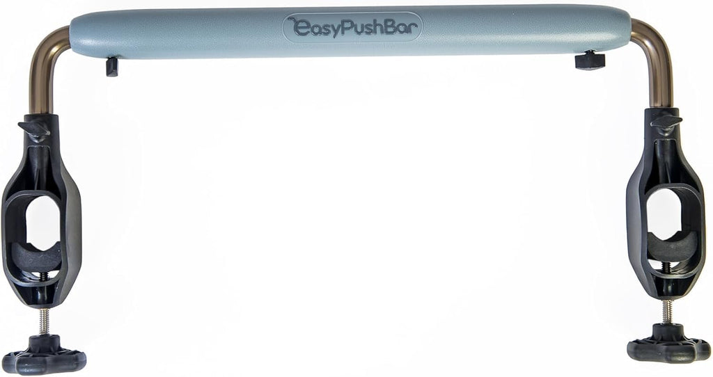 Greenmont'sEasyPushbar (TM) Ergonomic Handlebar Allows Caregiver to Stand Straighter with Less Stress and Strain on Hands, arms and Back.