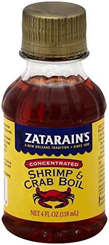 Zatarain's Concentrated Shrimp & Crab Boil, 4 fl oz (Pack of 6)