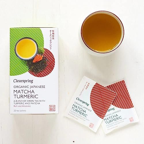 CLEARSPRING Japanese Matcha Turmeric Tea, 20 CT