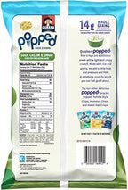 Quaker Rice Crisps, Sour Cream & Onion, 3.03 oz Bags, 12 Count (Packaging May Vary)