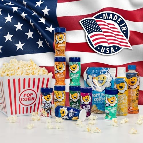 Kernel Season's Popcorn Seasoning Full Size Jars Variety Pack, Retail Sizes (Pack of 3)