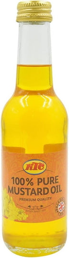 KTC Pure Mustard Oil, 8.5 Fluid Ounce (Pack of 4)