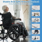 1" Rise Threshold Ramps for Doorways Floor Transition Strip Self-Adhesive 40'' L Wheelchairs Ramps for Doorways, Edge Door Threshold for Home Steps (Grey)