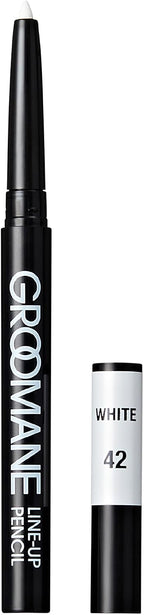 RED Pro GROOMANE Barber Line Up Pencil – Retractable Hairline & Beard Outline Pencil for Edge Ups, Eyebrow Mapping & Mustache Shaping, Waterproof & Sweatproof, Men Grooming (White, 1 Count)