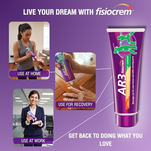 Fisiocrem AR3 - Arnica Massage Rub for Knees and Other Moving Parts - 100 ml