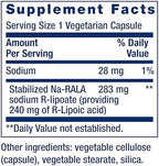 Life Extension Super R-Lipoic Acid – Healthy Aging, oxidative Stress Defense – with 240 mg of Active R-Form of R-Lipoic Acid – Gluten-Free – Non-GMO – Vegetarian – 60 Capsules