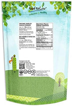 Organic Barley Grass Powder, 1 Pound – Non-GMO, Finely Ground Whole Dried Young Leaves, Pure, Kosher, Vegan, Bulk. Good Source of Fiber, Protein. Great for Juices, Smoothies, Shakes, Yogurts.