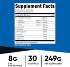 Nutricost EAA Powder 30 Servings (Unflavored) - Essential Amino Acids - Non-GMO, Gluten Free, Vegetarian Friendly