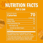 IZZE Sparkling Juice Beverage Blend, Peach, No Sugar Added, 8.4 FL OZ, 24 Cans