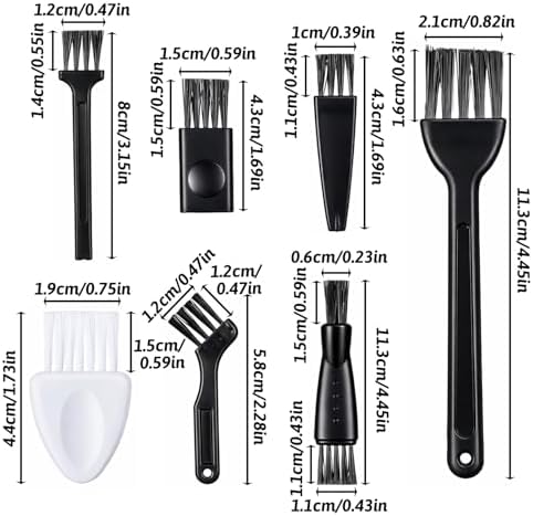 10PCS Electric Razor Brush, Shaver Cleaning Brush, Multifunctional Household Appliance Cleaner Kit for Shaver, Blender, Coffee Maker, Keyboard, Car