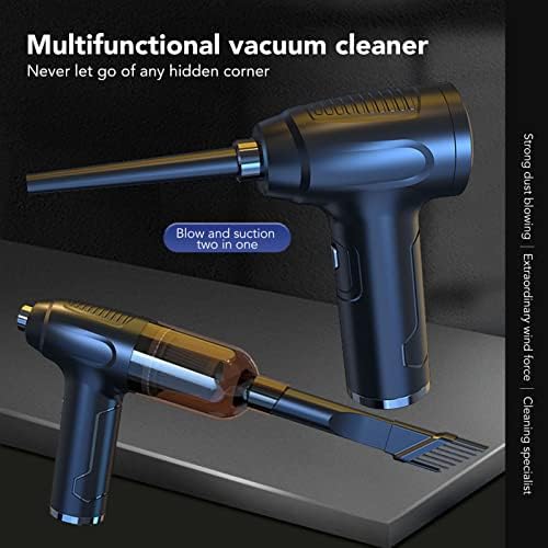 Luqeeg 120W Cordless Handheld Vacuum, 5000Pa Mini Car Vacuum Cleaner, Dust Blower, 60Min Runtime, Compact and Portable for Quick, Pet Hair Removal, Spills in House Car