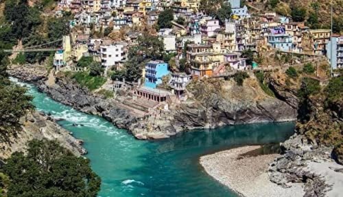 Devprayag Gangajal Holy Ganga Water from The Origin or Beginning of River Ganga at Devprayag in Aluminium Bottle 300ml (10 oz)