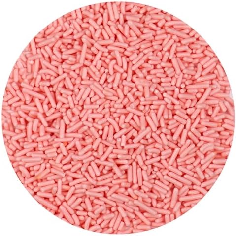 Pink Sprinkles Jimmies 3.17 oz, Sprinkles For Cake Decorating, Cake Sprinkles, Sprinkles For Baking, Ice Cream & More, The Hampton Candy Company
