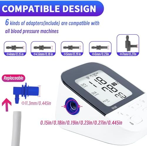 Extra Large Cuff Compatible with Most BP Monitors 9"-21" Inches (22-53CM) XL Blood Pressure Cuff Adult ARM BP Replacement Cuff for Big ARM (X-Large)