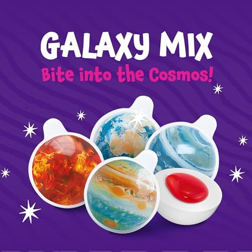 Gummy Planets Mix - 19 Oz Jar (30 Count) - Individually Wrapped Planet Gummies - Space Candy - Gummy Balls - Strawberry Jam Center - Chewy Candy for Goodie Bags & Party Favors