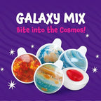 Gummy Planets Mix - 19 Oz Jar (30 Count) - Individually Wrapped Planet Gummies - Space Candy - Gummy Balls - Strawberry Jam Center - Chewy Candy for Goodie Bags & Party Favors