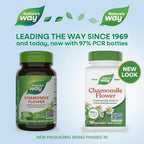 Nature's Way Chamomile Flower - 700 mg per 2-Capsule Serving- Traditional Calming Aid* - Herbal Supplement - Non-GMO Project Verified & Gluten Free - 100 Vegan Capsules