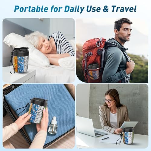 Large Pill Organizer with 7 Large Compartments - Portable Pill Dispenser for Travel, Anti-Mix Design & Wide Opening Design, Easy Access to Vitamin Dispenser, Includes 20 Blank Stickers (Black)