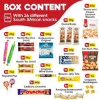 Exotic Snack Box with Authentic South African Food | 26-Unit Assortment of Candy, Chocolates & Biscuits | Perfect Snack Bundle for Food Lovers | Elegantly Packaged Gift Box | Unique and Famous South African Snacks