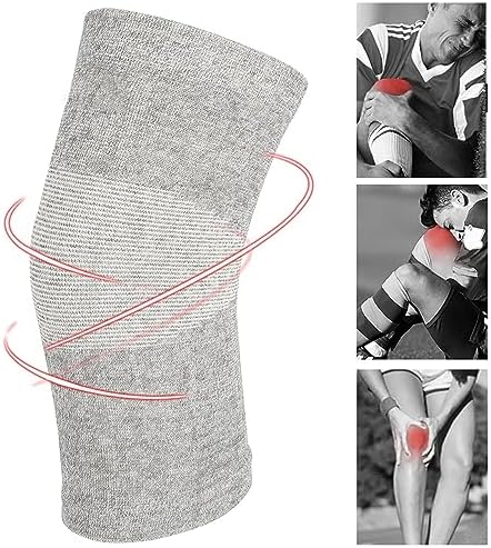 Sport Knee Brace, Bamboo Charcoal Fiber Elastic Kneecap Comfortable Knee Sleeve Compression for Sports, Workout, Arthritis