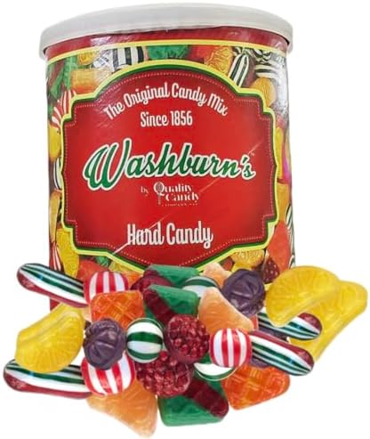 KANDYRIFIK Hard Candy (1 PACK) - Washburns Original Hard Candy Mix, Makes a Great Holiday Gift or Stocking Stuffer!