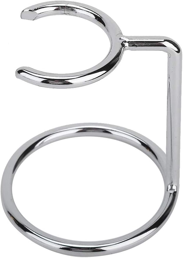 Sonew Stainless Steel Shaving Brush Stand, Holder for Salon Home Travel Use, Modern Design