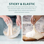 Soeos Glutinous Rice Flour 48 Ounce (Basic), Rice Flour for Baking or Cooking, All Natural White Rice Flour, Vegan, Gluten-Free