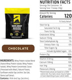 Ascent 100% Whey Protein Powder - Post Workout Whey Protein Isolate, Zero Artificial Flavors & Sweeteners, Gluten Free, 5.5g BCAA, 2.6g Leucine, Essential Amino Acids, Chocolate 1 lb