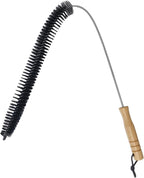 Radiator Cleaner Brush, 30 Inches Flexible Radiator Duster Cleaning Brush with Wood Handle, Radiator Coil Cleaning Brush Vent Cleaner for Vehicle Refrigerator Dryer (Half Bristle)