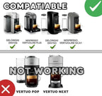 Stainless Steel Reusable Coffee Capsule, Metal Refillable Coffee Pod Brewing Espresso 70ML/2.40Z(SMALL), Compatible with N-espresso Ver-tuoPlus XN903/XN900 / Vertuo-line GCA1/ENV135/ENV150