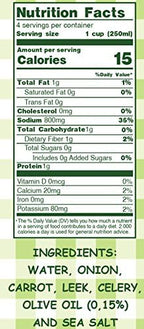 Aneto 100% Natural Vegetable Broth | 34 fluid ounce - 1 Pack | Made in Spain | Whole Ingredients | Gluten Free |
