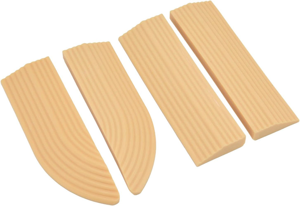 CUEA Door Sill, Universal Rubber Threshold Strip Free Assembly for Wheelchair(Cream Color)