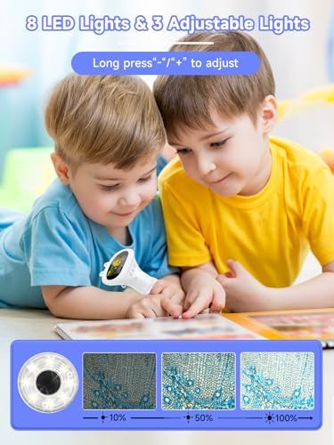 Microscope for Kids, 1000X Handheld Digital Miniscope with 2.0" Screen, Portable Pocket Microscope Education Toys Christmas Gifts for Age 3 4 5 6 7 8 9 10 Girls Boys