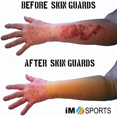 Skin Guards Skin Protection Forearm Sleeves - Made in USA - Pair