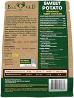 Beloved Pets Sweet Potato Dog Treats & Healthy Chicken Chews 10.6 Oz - Puppy Snacks & Soft Bones for Large, Medium & Small Breeds - Natural Dog Food & Grain-Free, Rawhide-Free Training Jerky Wraps