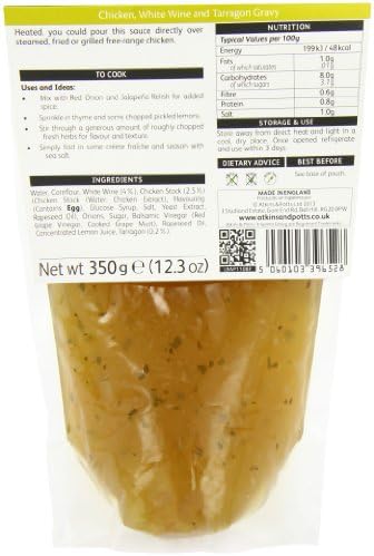 Atkins and Potts Chicken white wine & tarragon gravy 6x350g