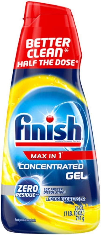 Finish Max in 1 Concentrated Gel Lemon 26 oz (Pack of 3) Y