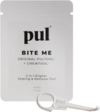 PUL 2-in-1 Aligner Removal Tool and Chewies for Invisalign Aligners, Retainers and Trays - Patented Invisalign Remover Tool for Easy Removal & Secure Fit - Pack of 1, White