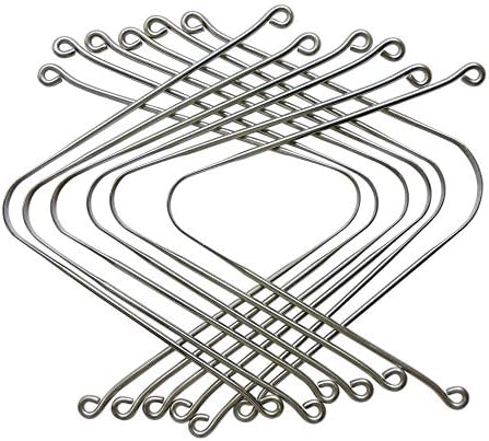 Stainless Steel Tongue Cleaner Set of 12 - Ayurvedic Oral Care Scraper for Bad Breath & Fresh Mouth, Reusable Metal Tongue Cleaners