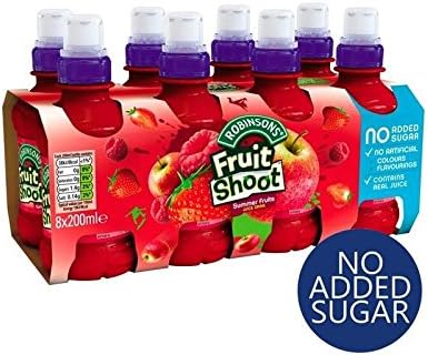 Robinsons Fruit Shoot Summer Fruits No Added Sugar 8 x 200ml