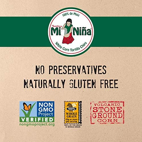 Mi Nina Tortilla Chips Pico de Gallo | Pack of 3 12 oz. bags