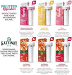 Cirkul Variety Pack Bundle with Caffeine, Flavored Water Cartridge 12-Pack (Frosted Refreshers, Gateway Tea), No Sugar, Zero Calorie Drink Mix