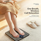 EMS Foot Massager Mat, Portable Foot Massager, There are 8 Modes and 19 Gears Available