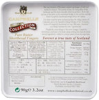 Campbells Shortbread Fingers Pipers Tin 3.2 Oz (90g) - Pure Butter Scottish Shortbread Cookies from Scotland, Crumbly Butter Fingers, British Tea Biscuits & Snacks, Scottish Treats in Gift Tin